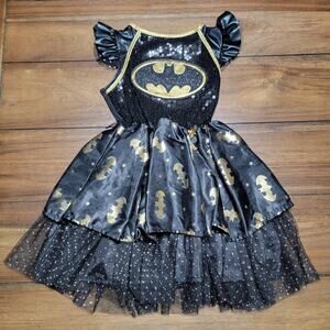 Batgirl Toddler Dress w/ Tule - Size 3T/4T